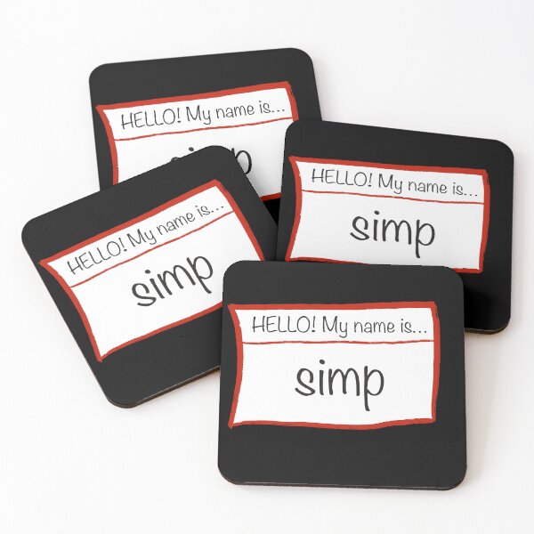 Item preview, Hello my name is Simp designed and sold by Fynno.