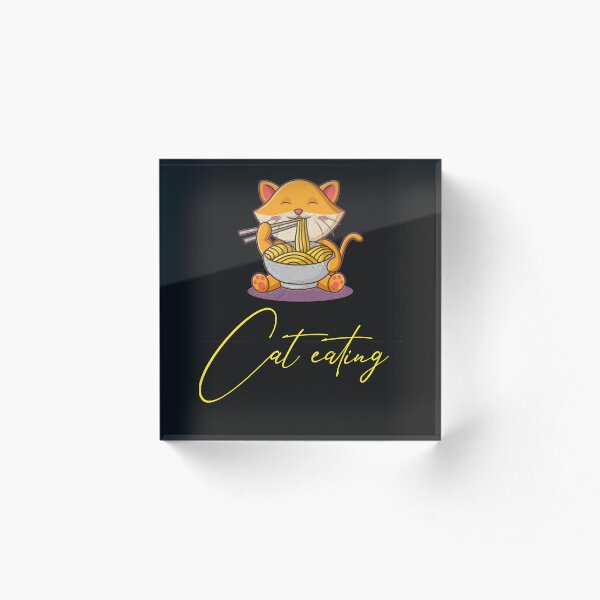 Item preview, Cat Eating designed and sold by SweetLoves.