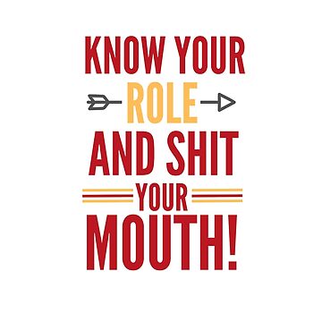 Know Your Role Shut Mouth Kansas City Chiefs Shirt ⋆ Vuccie