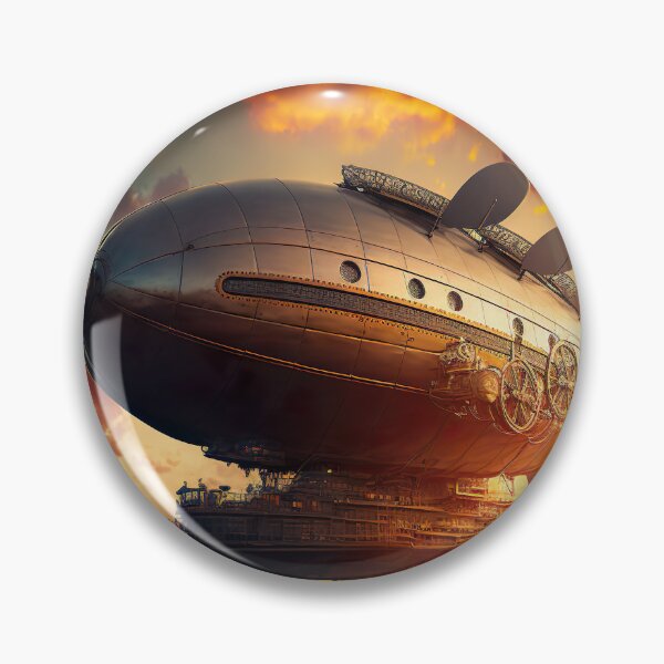 Item preview, Steampunk Airship - Victorian Era Sci Fi designed and sold by Styrman.
