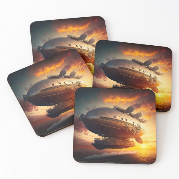 Item preview, Steampunk Airship - Victorian Era Sci Fi designed and sold by Styrman.