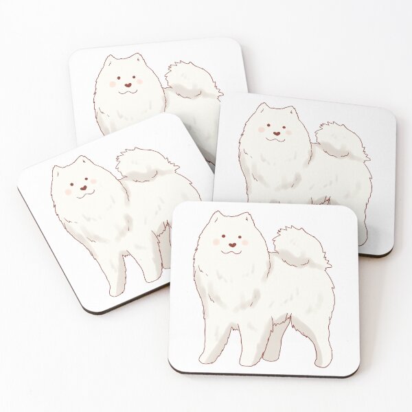 Item preview, Samoyed dog illustration  designed and sold by Mayarart.