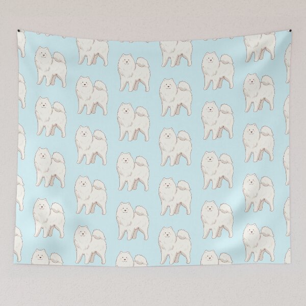 Item preview, Samoyed dog illustration  designed and sold by Mayarart.