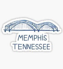 Pegatina Memphis, Tennessee