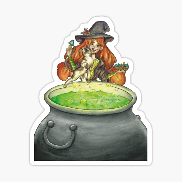 Ginger and Bread cooking potions Sticker