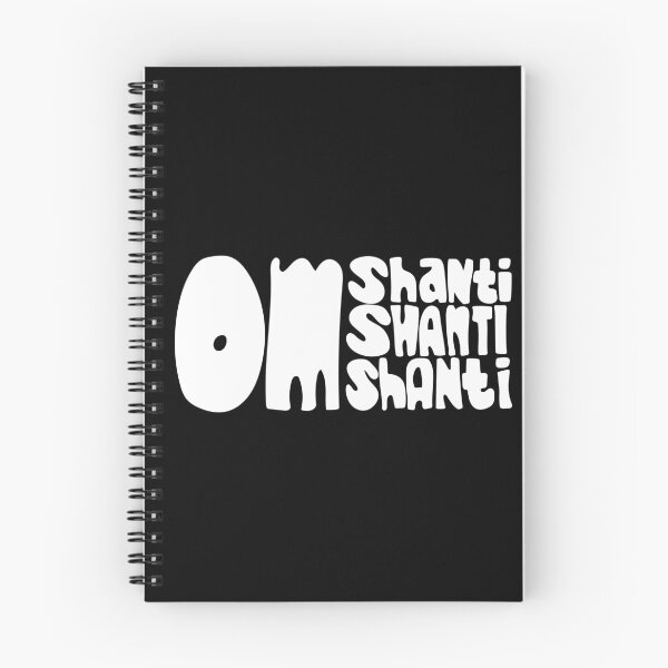 Item preview, Om Shanti Shanti Shanti White designed and sold by wordznart.