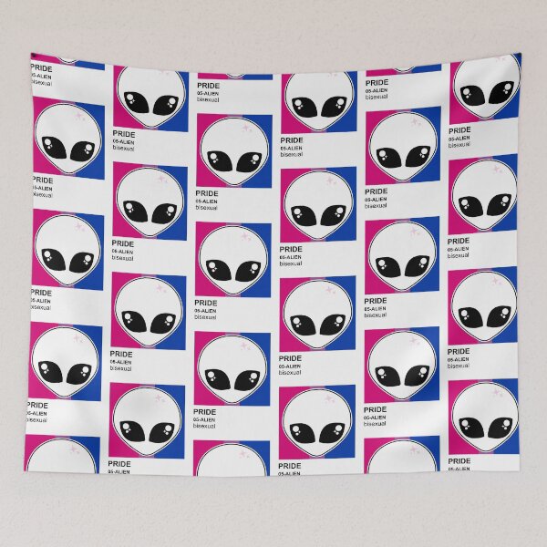 Item preview, Pride Alien Bisexual designed and sold by sasyall.