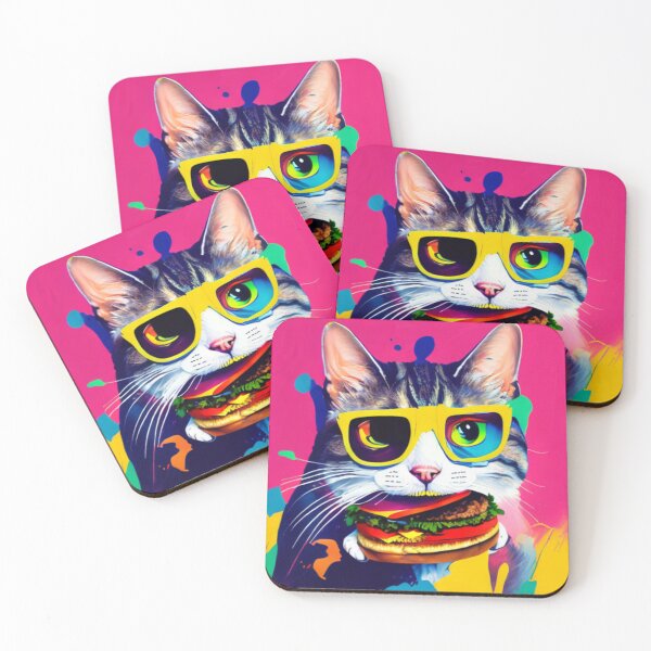 Item preview, Artistic Appetites - A Cat's Conceptual Love for Burgers designed and sold by WBP Mart.