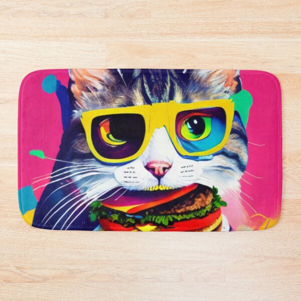 Item preview, Artistic Appetites - A Cat's Conceptual Love for Burgers designed and sold by WBP Mart.