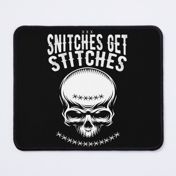 Item preview, Snitches get Stitches designed and sold by GangBangGang.