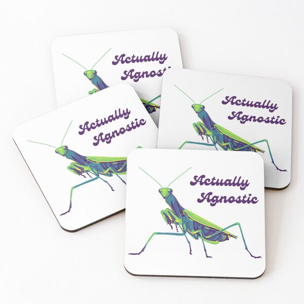 Item preview, Praying Mantis Is Agnostic designed and sold by Unhinged Heather.