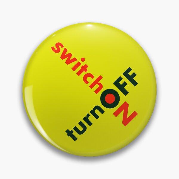 Item preview, Switch On, Turn Off original design designed and sold by pop-and-bee.