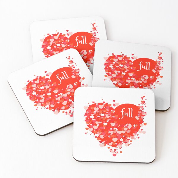 Item preview, Full of Love - Red Heart Design designed and sold by CreativNode.