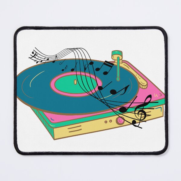 Item preview, Neon record player with music designed and sold by uhnotsocool.