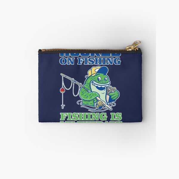 Item preview, Hooked on fishing : fishing is my threaphy designed and sold by ImaginarStore.