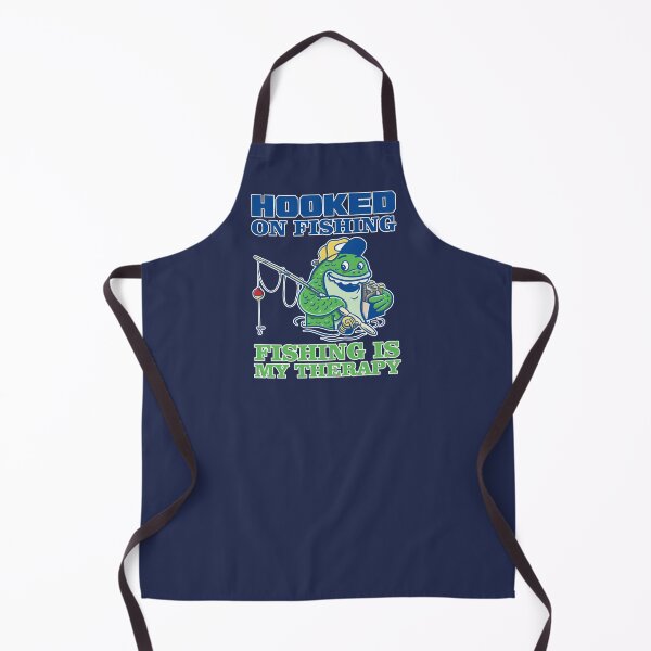 Item preview, Hooked on fishing : fishing is my threaphy designed and sold by ImaginarStore.