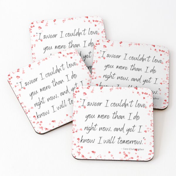 Item preview, Love quote, valentines quote designed and sold by RedNeo.