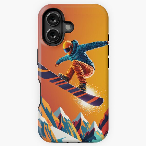 Item preview, Snowboard snowboarding mountain  designed and sold by ArtCaseLab.
