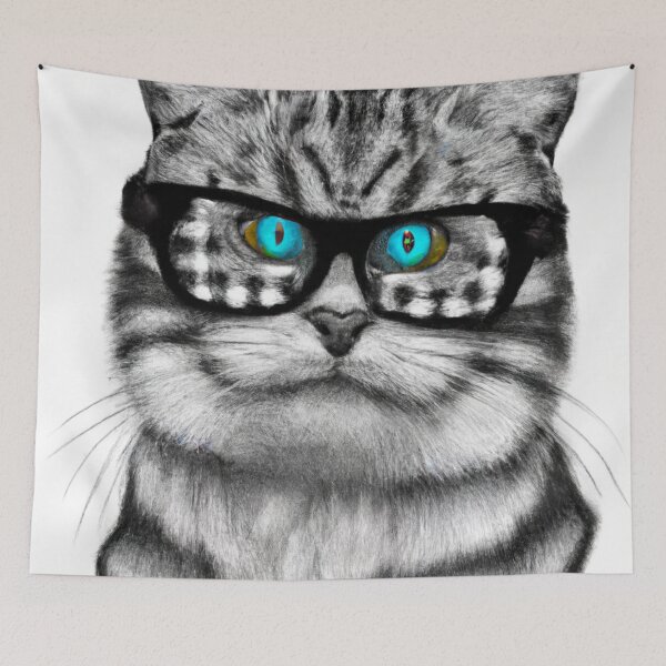 Item preview, Beautiful Blue-Eyed Cat | Cat Lover #1 designed and sold by Zirrko.