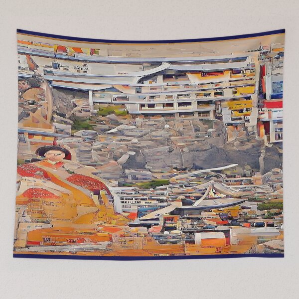 Item preview, Nagasaki Japan AI art  designed and sold by Mirex88.