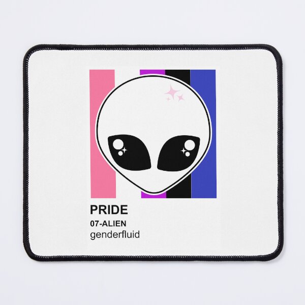 Item preview, Pride Alien Genderfluid designed and sold by sasyall.