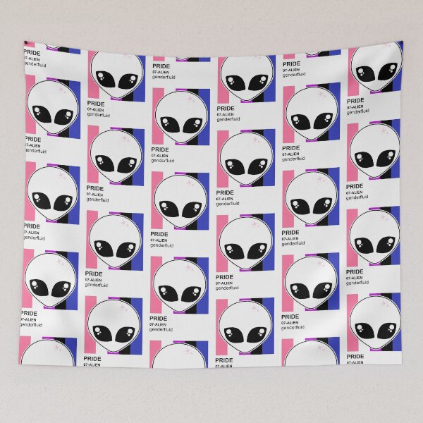 Item preview, Pride Alien Genderfluid designed and sold by sasyall.
