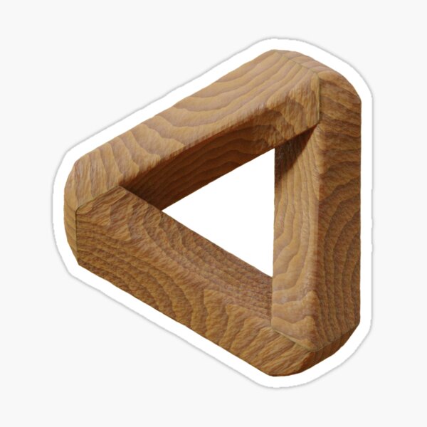 Vista previa del artículo con la obra «Tribar de Penrose», diseñado y vendido por Dendros-Studio.