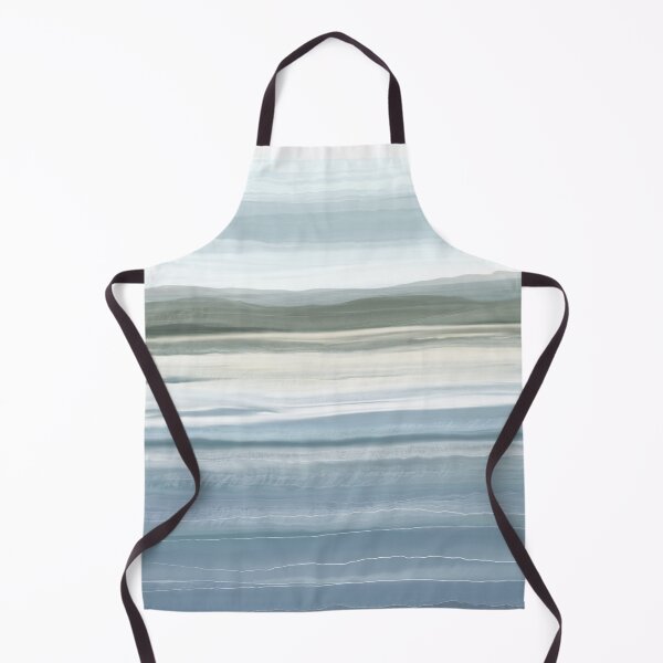 Item preview, Muted blue coastal beach designed and sold by Inktown.