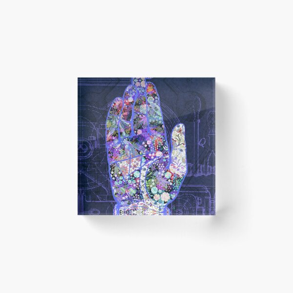 Item preview, Flower Hand Palmistry designed and sold by WestIndigo.