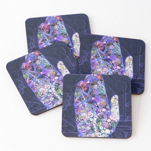 Item preview, Flower Hand Palmistry designed and sold by WestIndigo.