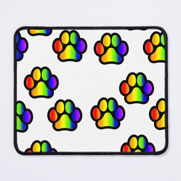 Item preview, Rainbow Pride Paw Prints designed and sold by CrypticEclipse7.