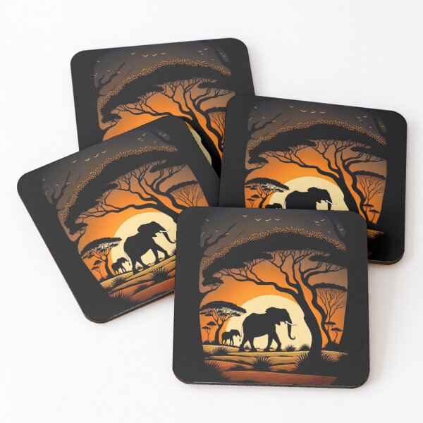 Item preview, Africa Savanna Elephant Love African Safari Vacation Souvenir designed and sold by JackCurtis1991.