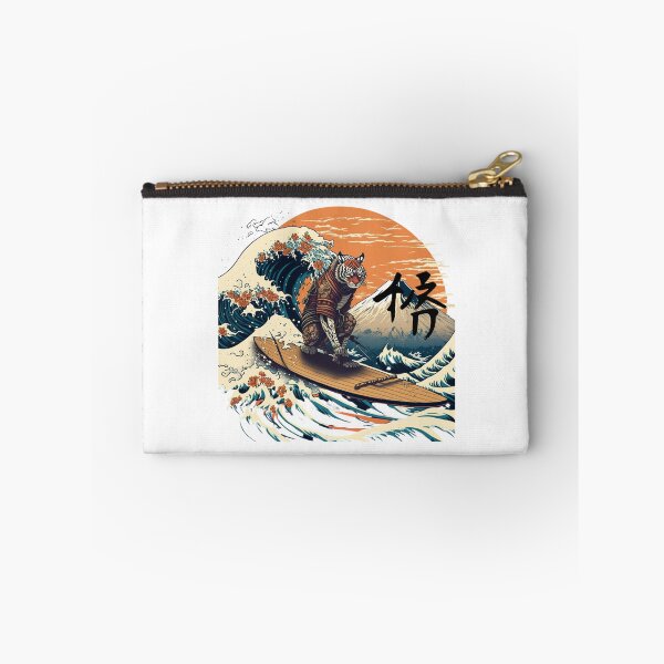Item preview, Ukiyo-e Surfing Tiger Lover Gift designed and sold by chrstnslts.