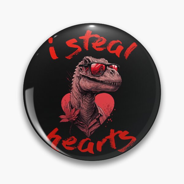 Item preview,  I Steal Hearts Trex Dino Valentines Day T-Shirt designed and sold by wilrsnow.