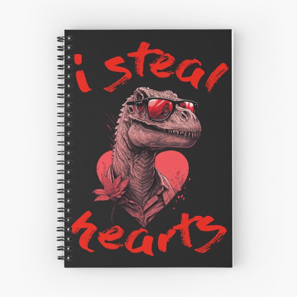 Item preview,  I Steal Hearts Trex Dino Valentines Day T-Shirt designed and sold by wilrsnow.