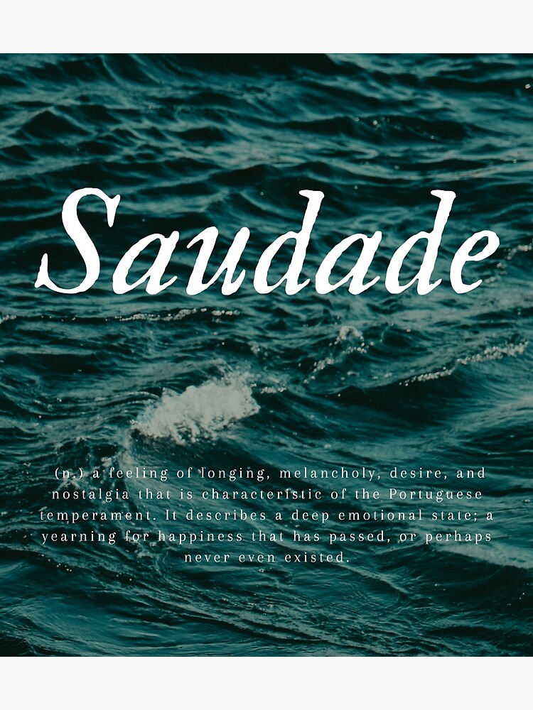 📖 Word of the Day: SAUDADE • /saʊˈdɑːdə/ noun • (in Portuguese folk  culture) a deep emotional state of melancholic longing for a person…