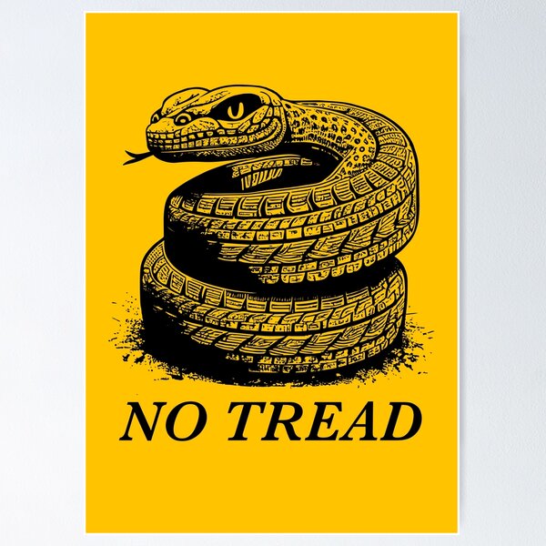 No Step on Snek Doormat - Funny Gadsden Snake Don't Tread Parody Meme –  Domestic Platypus