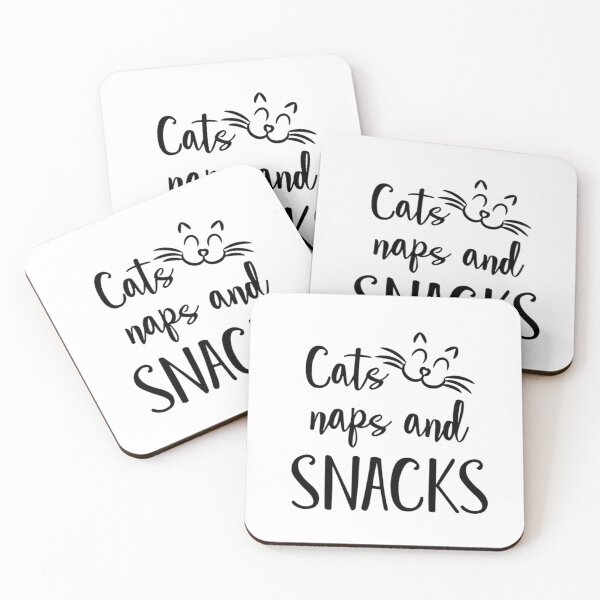 Item preview, Cats Naps And Snacks Cat Owner Kitten Pet Lover designed and sold by FirnandArt.