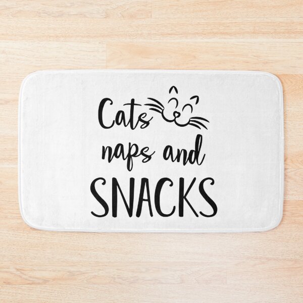 Item preview, Cats Naps And Snacks Cat Owner Kitten Pet Lover designed and sold by FirnandArt.