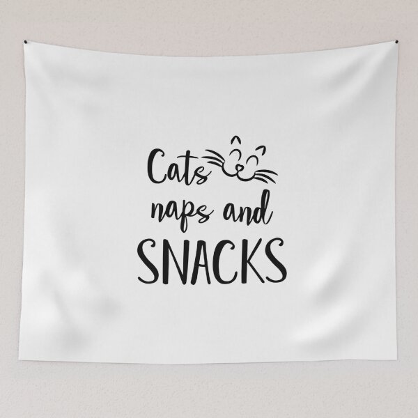 Item preview, Cats Naps And Snacks Cat Owner Kitten Pet Lover designed and sold by FirnandArt.
