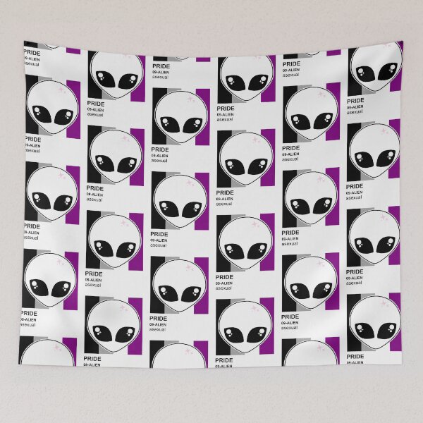 Item preview, Pride Alien Asexual designed and sold by sasyall.