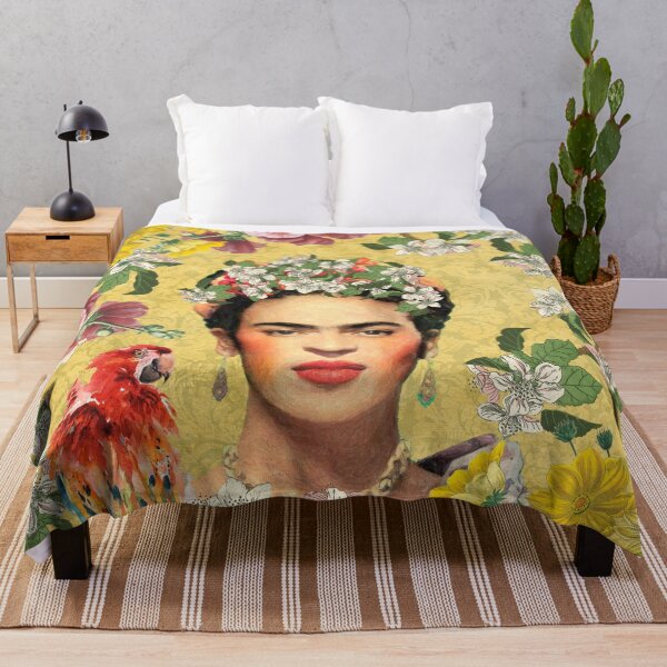 Item preview, Frida Kahlo Parrot Yellow designed and sold by Muycote.