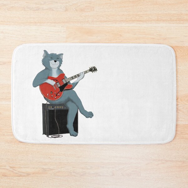 Item preview, COOL CAT PLAYING THE BLUES, CAT PLAYING BLUES GUITAR designed and sold by Danicus666.