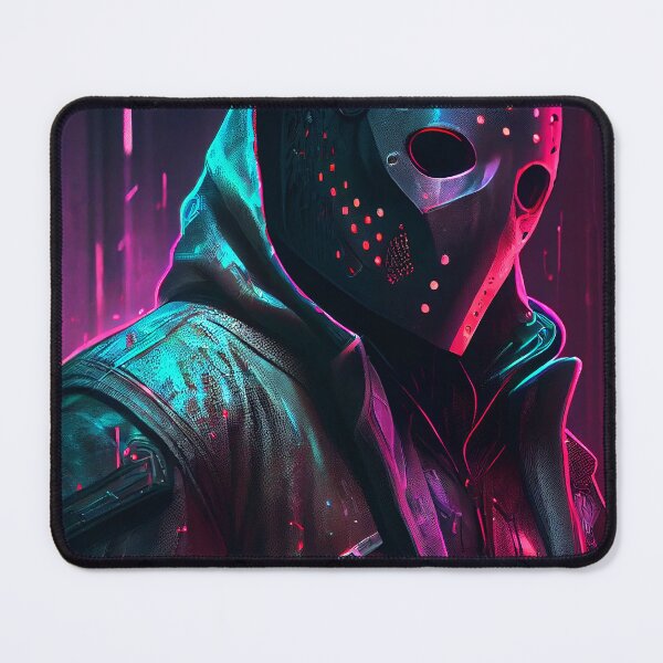 Item preview, Jason Voorhees in Cyberpunk City designed and sold by Artistic Pandas.