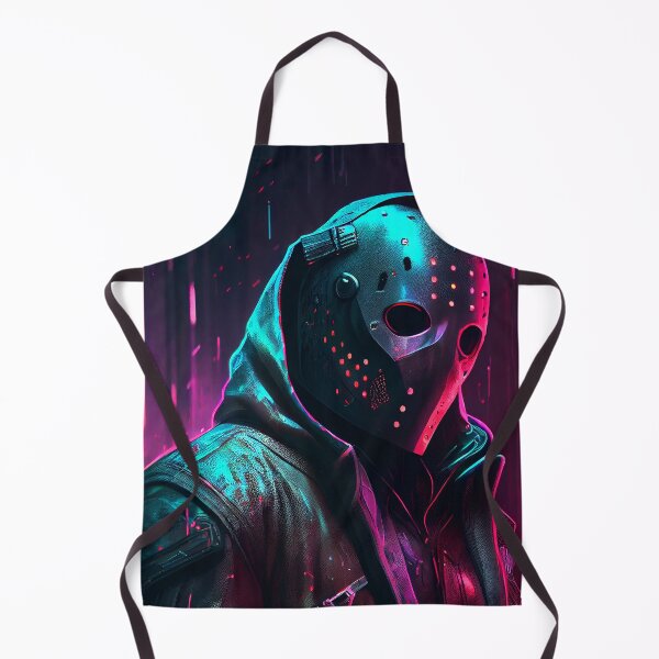 Item preview, Jason Voorhees in Cyberpunk City designed and sold by Artistic Pandas.