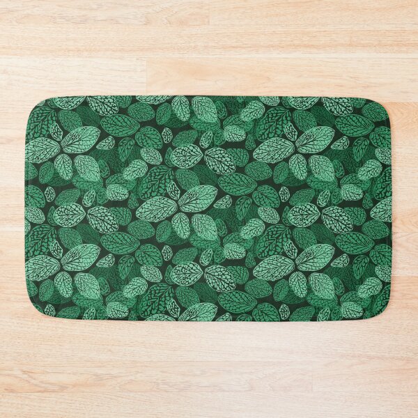 Item preview, leaves pattern green designed and sold by Katj-A-Studio.