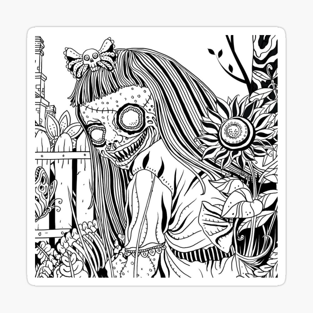 Nightmare Before Christmas Coloring Book: A horror coloring book