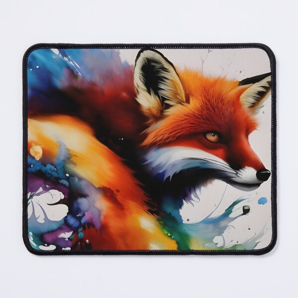 Item preview, Colourful Fox Artwork designed and sold by ambyai.