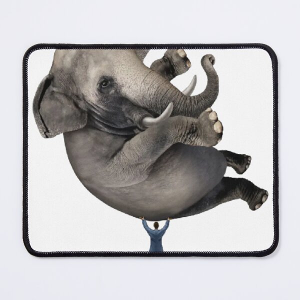 Item preview, Businessman lifting elephant designed and sold by MilicaaD.