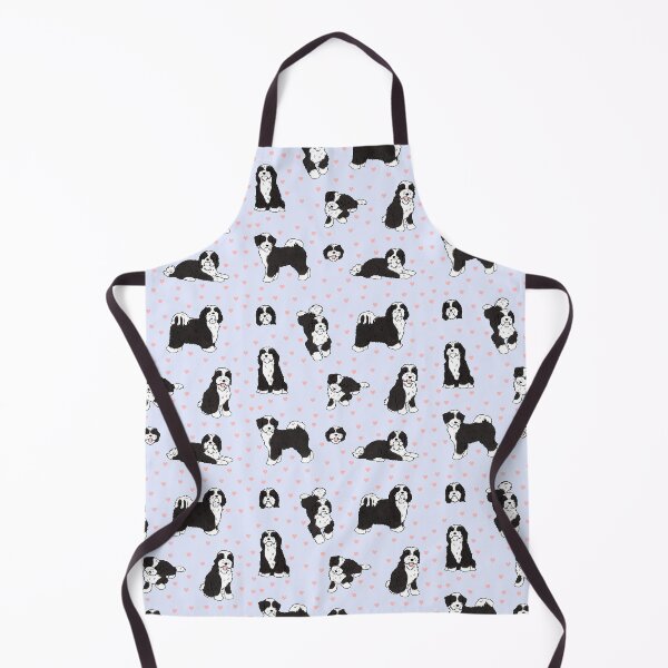 Item preview, Tibetan terrier cute illustration pack black and white  designed and sold by Yarafantasyart.